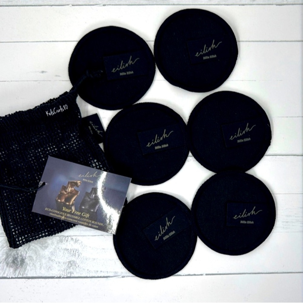 Billie Eilish Eilish Eco-Conscious Reusable Cotton Rounds (6 Piece Set)